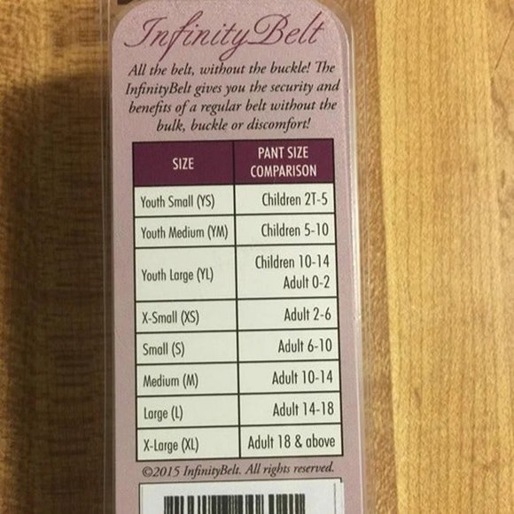 The InfinityBelt Black- Medium 10-14 (30 inches) - Picture 6 of 6